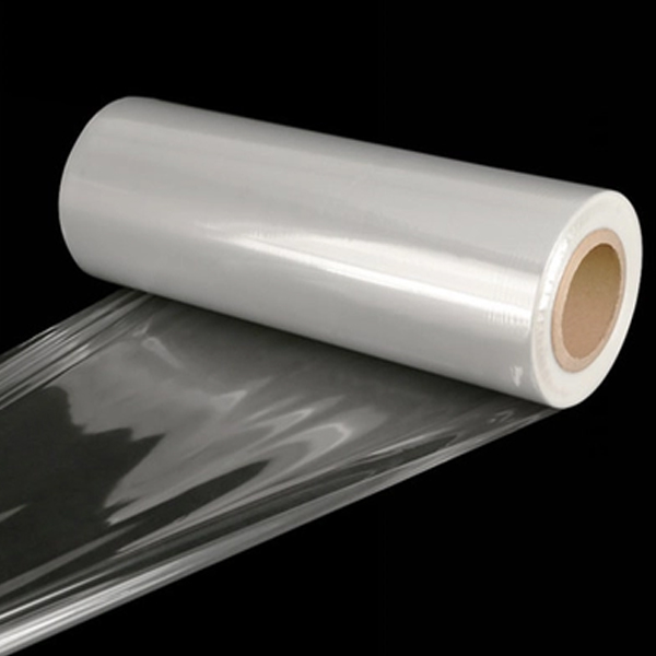 Klar 75 gauge mittvikt POF Värme termisk krympbar filmrulle polyolefinplastfolie för krympförpackning