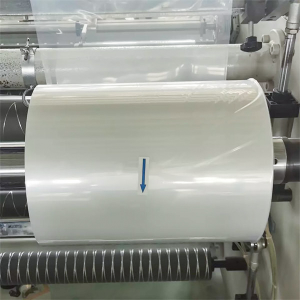 Fem lager co-extrudering Pof värmekrympfilm 12 mikron krympplastrullar